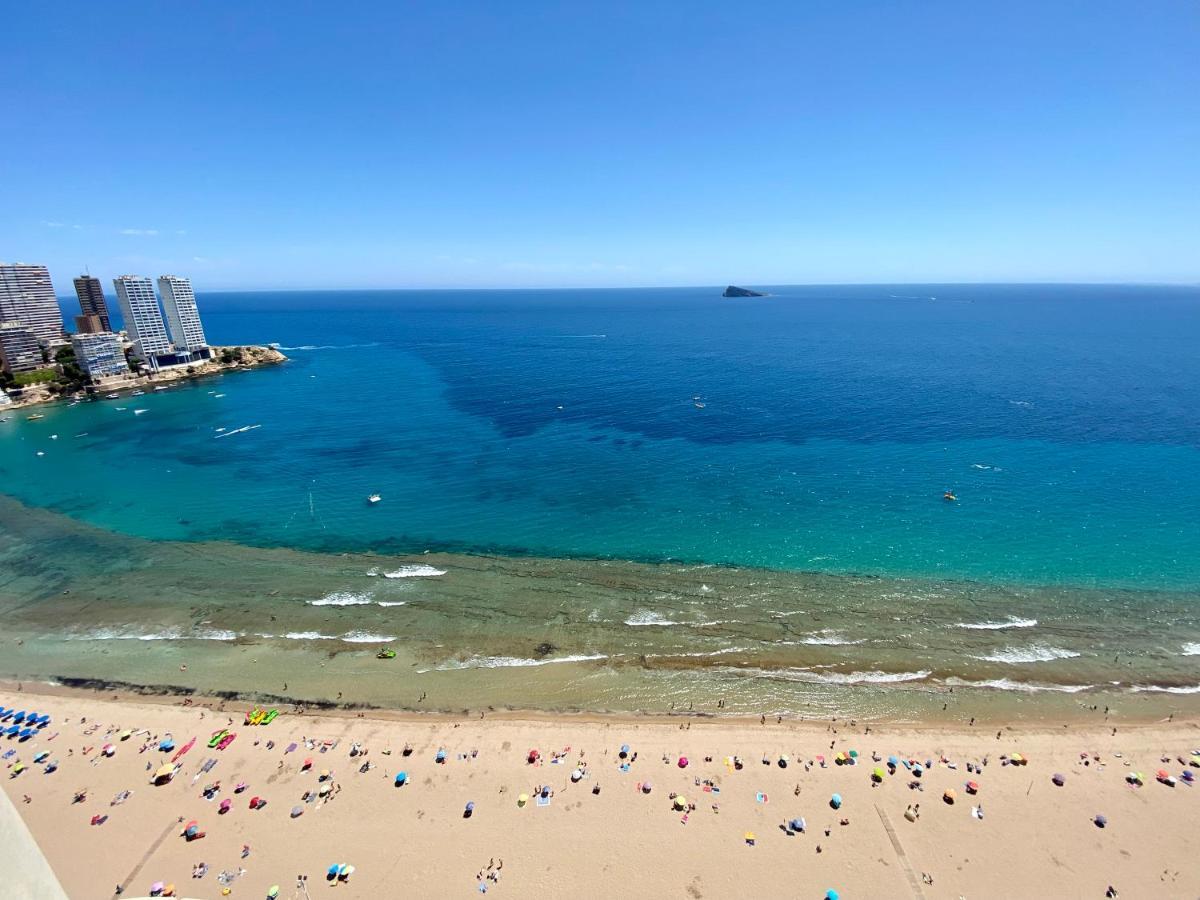 Apartamento Torre Levante, Primera Linea De Playa 베니돔 외부 사진