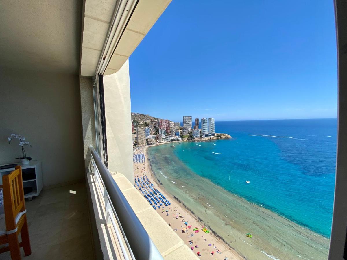 Apartamento Torre Levante, Primera Linea De Playa 베니돔 외부 사진