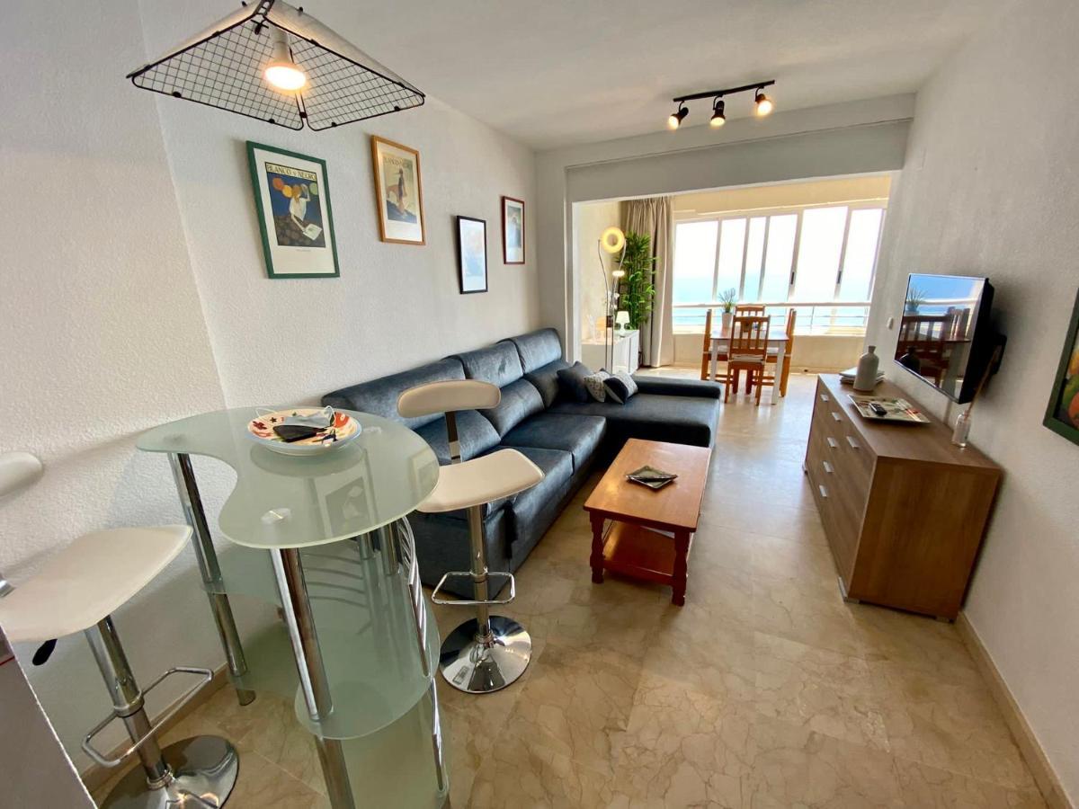 Apartamento Torre Levante, Primera Linea De Playa 베니돔 외부 사진