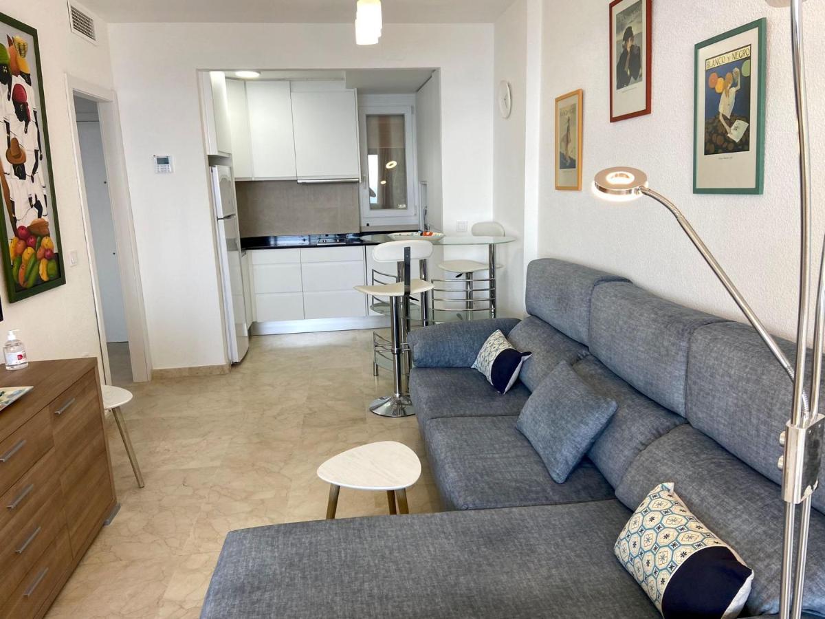 Apartamento Torre Levante, Primera Linea De Playa 베니돔 외부 사진